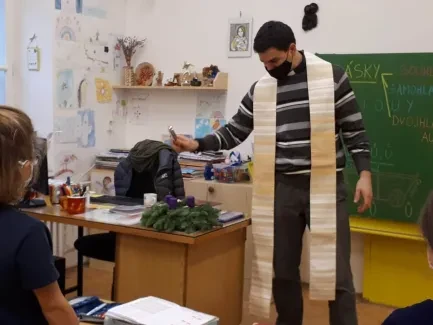 Žehnání adventních věnců