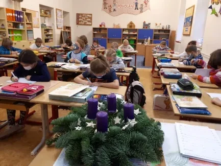 Žehnání adventních věnců