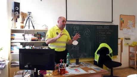 Městský strážník ve 3. A