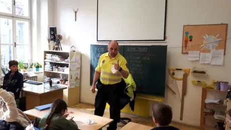 Městský strážník ve 3. A