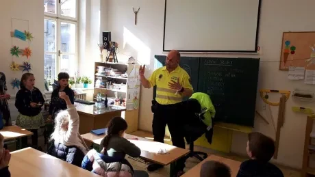 Městský strážník ve 3. A