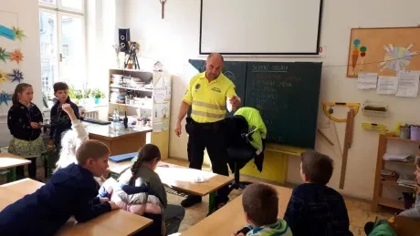 Městský strážník ve 3. A