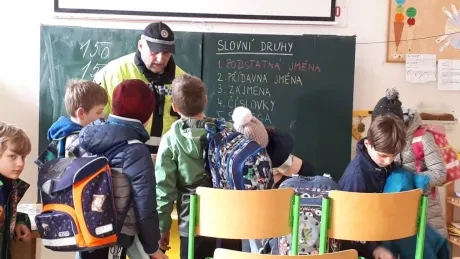 Městský strážník ve 3. A