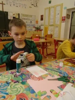 Postní cesta v ŠD u prvňáků