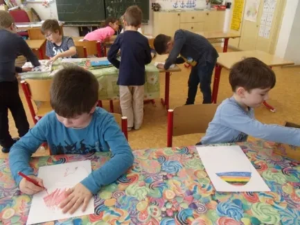 Postní cesta v ŠD u prvňáků