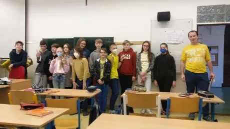 Žluto-modrý den_7.A, 7.B