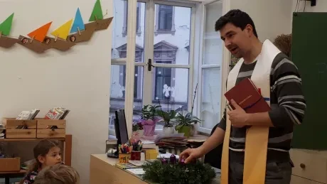 Žehnání adventních věnců