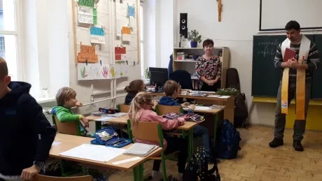 Žehnání adventních věnců