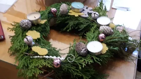 Žehnání adventních věnců