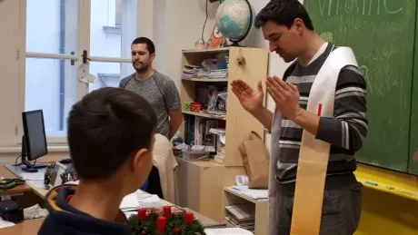 Žehnání adventních věnců