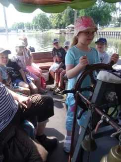 Výlet 1. A - Hučák, projížďka lodí