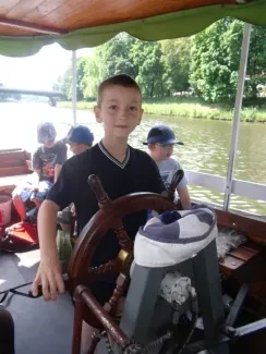 Výlet 1. A - Hučák, projížďka lodí