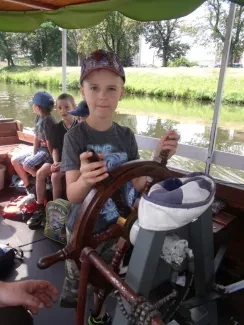 Výlet 1. A - Hučák, projížďka lodí
