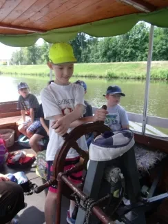 Výlet 1. A - Hučák, projížďka lodí