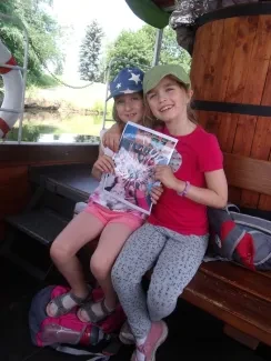 Výlet 1. A - Hučák, projížďka lodí