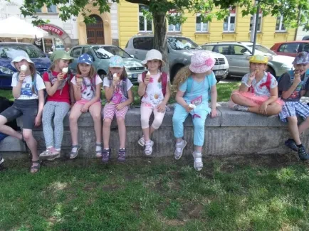 Výlet 1. A - Hučák, projížďka lodí