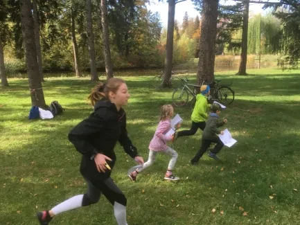 Liga škol_Orientační běh