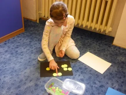 První seznámení s geometrií v 1. B