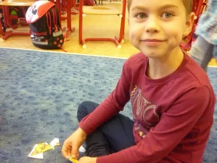 První seznámení s geometrií v 1. B