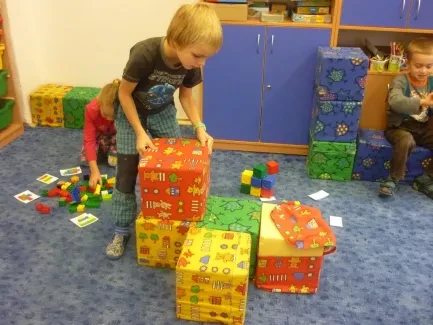 První seznámení s geometrií v 1. B