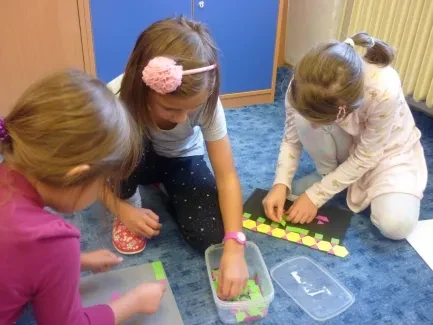 První seznámení s geometrií v 1. B