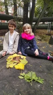 Landart a lampičky ve školní družině